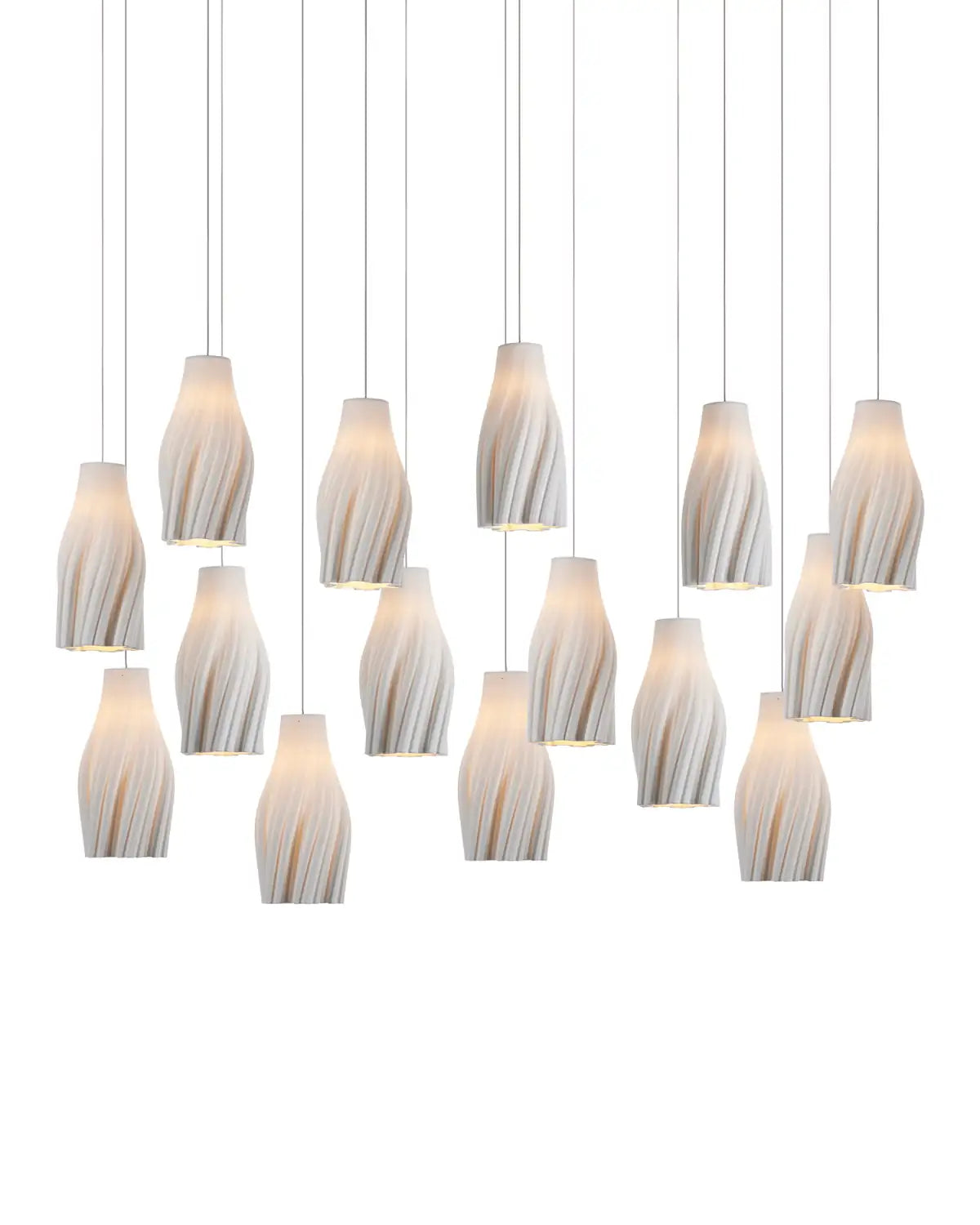 CURREY & COMPANY, POSH LINEAR MULTI-DROP PENDANT, PENDANT LIGHT