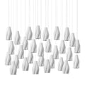 CURREY & COMPANY, POSH LINEAR MULTI-DROP PENDANT, PENDANT LIGHT