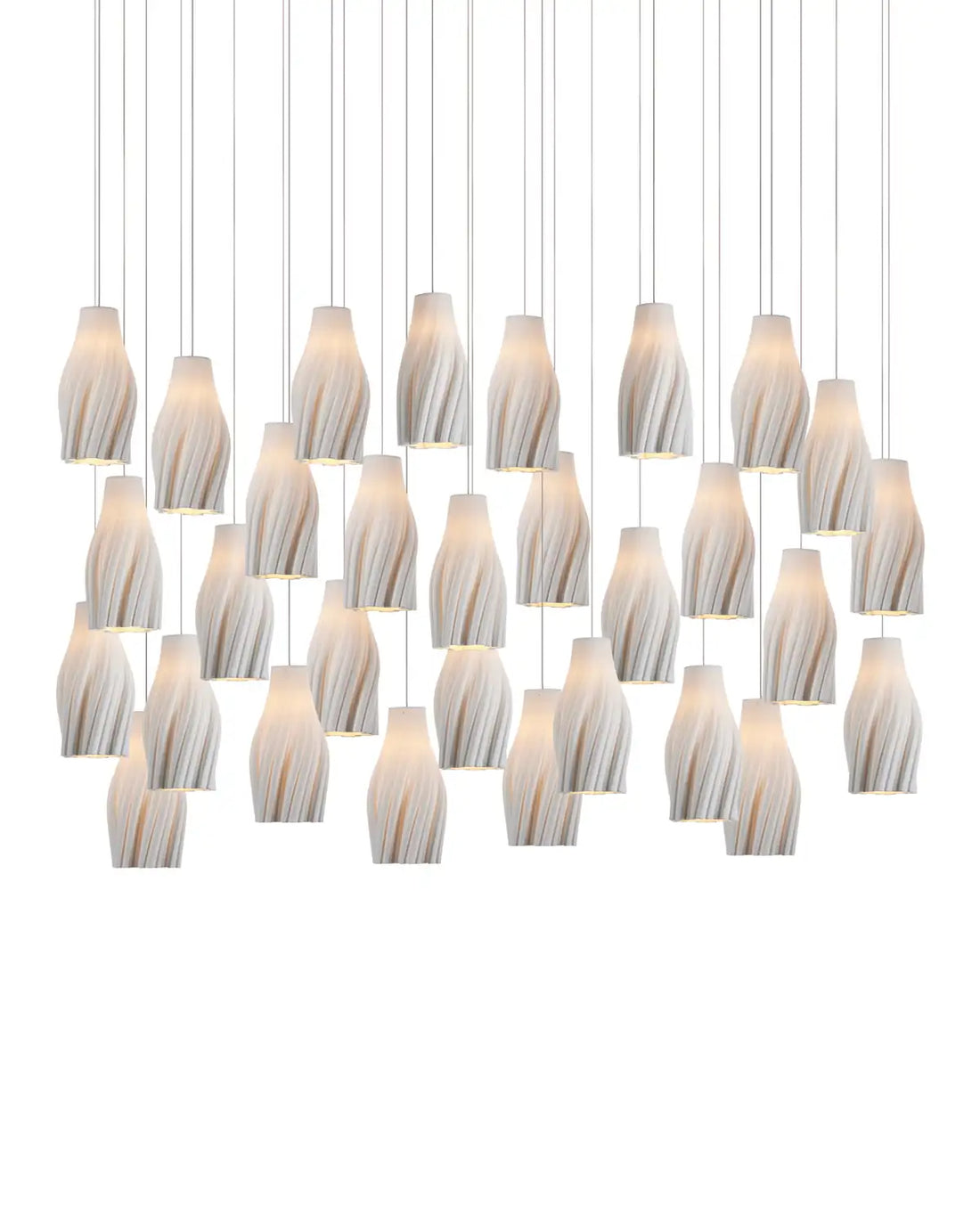CURREY & COMPANY, POSH LINEAR MULTI-DROP PENDANT, PENDANT LIGHT