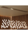 CURREY & COMPANY, POSH LINEAR MULTI-DROP PENDANT, PENDANT LIGHT
