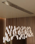 CURREY & COMPANY, POSH LINEAR MULTI-DROP PENDANT, PENDANT LIGHT