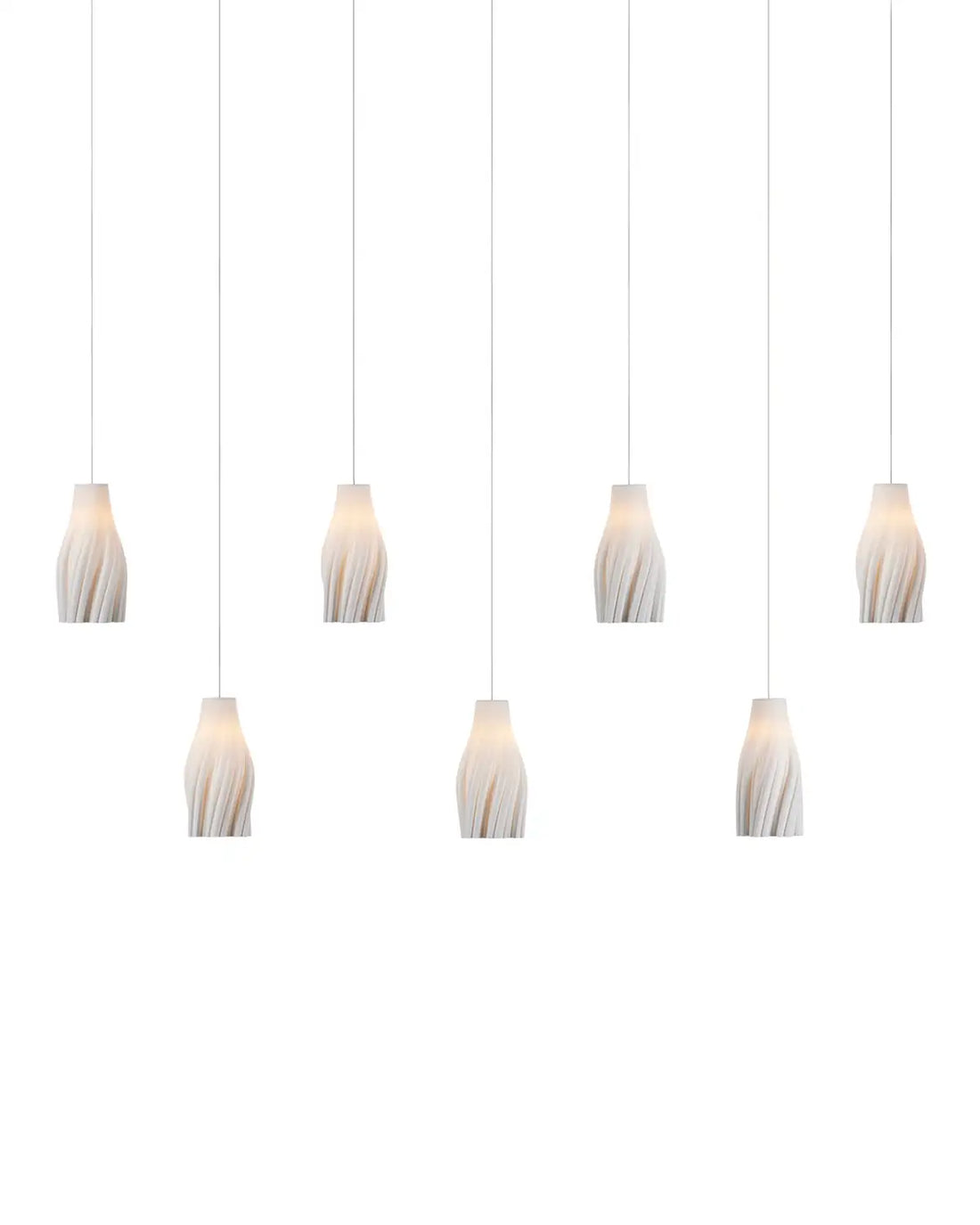 CURREY & COMPANY, POSH LINEAR MULTI-DROP PENDANT, PENDANT LIGHT