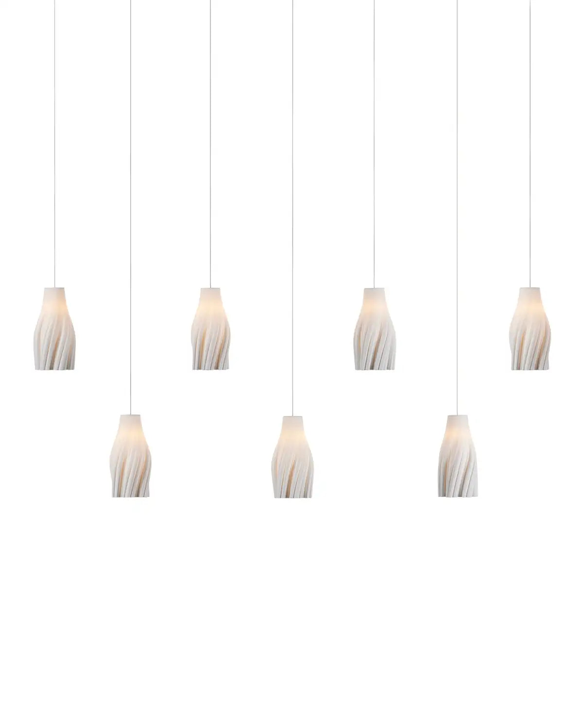 CURREY & COMPANY, POSH LINEAR MULTI-DROP PENDANT, PENDANT LIGHT
