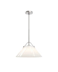 CURREY & COMPANY, BRONWEN NICKEL PENDANT, PENDANT LIGHT