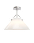 CURREY & COMPANY, BRONWEN NICKEL PENDANT, PENDANT LIGHT