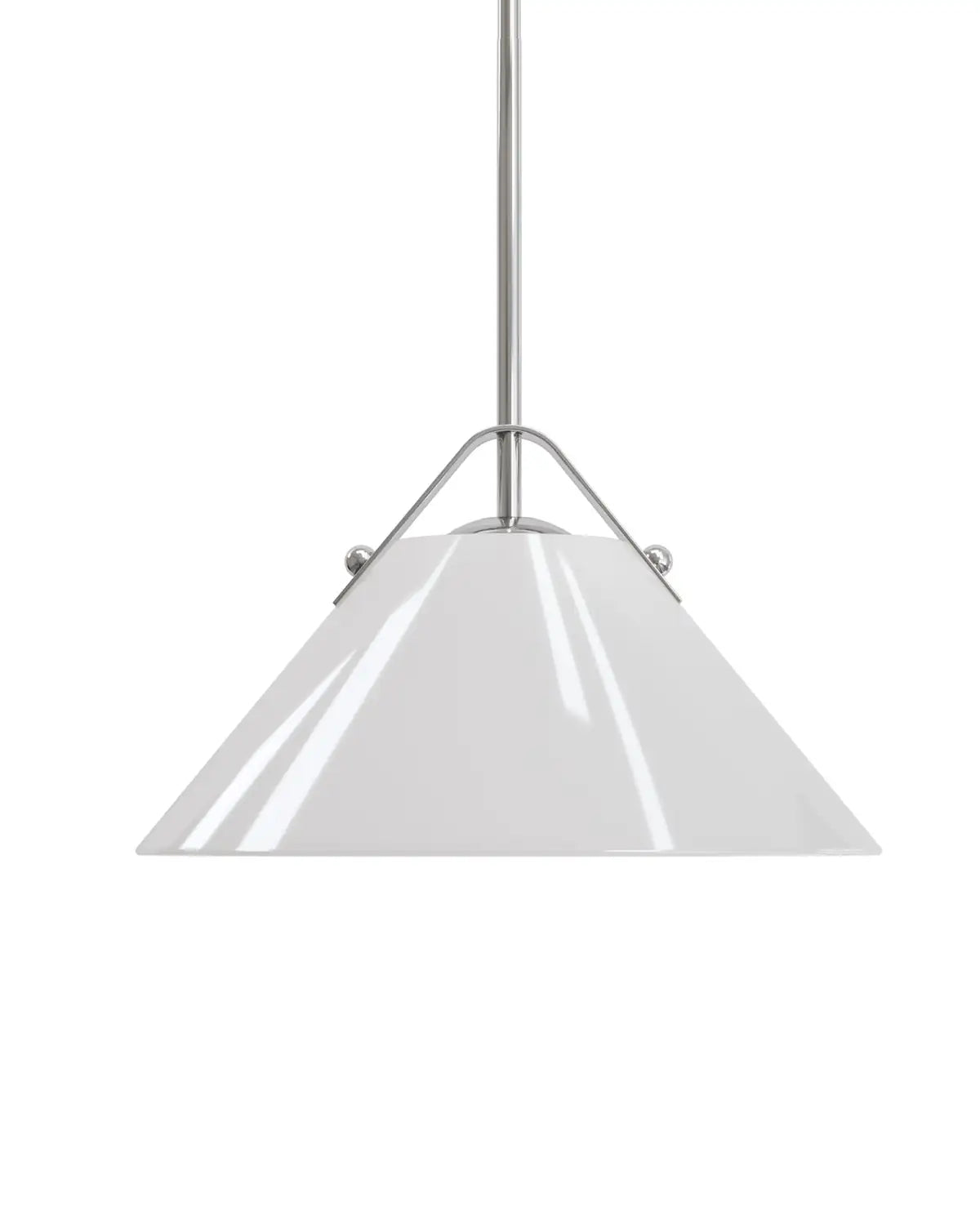 CURREY & COMPANY, BRONWEN NICKEL PENDANT, PENDANT LIGHT