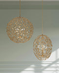 CURREY & COMPANY, SECRET GARDEN ORB CHANDELIER, CHANDELIER LIGHT