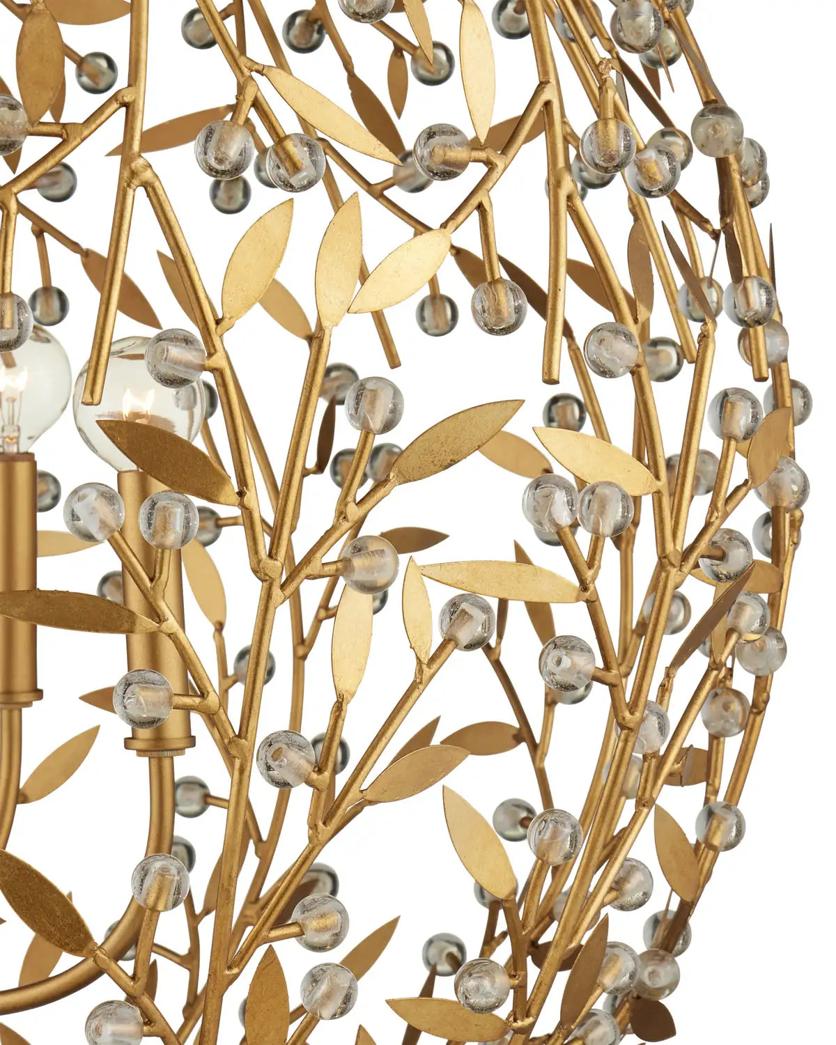 CURREY & COMPANY, SECRET GARDEN ORB CHANDELIER, CHANDELIER LIGHT