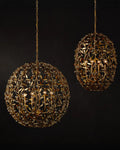 CURREY & COMPANY, SECRET GARDEN CHANDELIER, CHANDELIER LIGHT