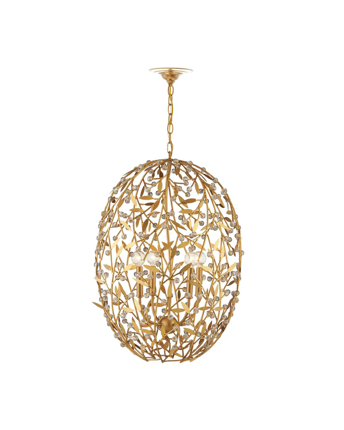 CURREY & COMPANY, SECRET GARDEN CHANDELIER, CHANDELIER LIGHT