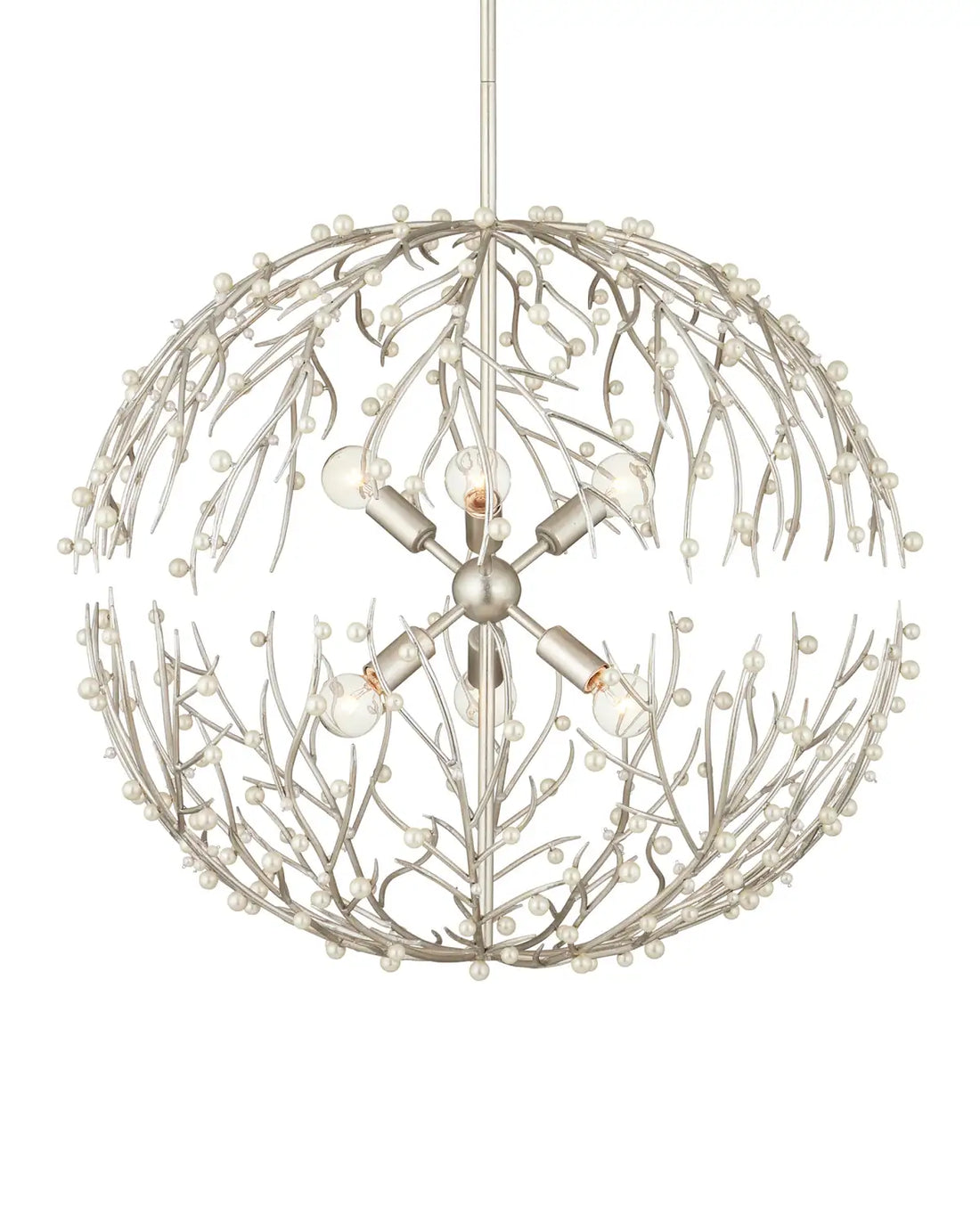 CURREY & COMPANY, SHINJU PEARL ORB CHANDELIER, CHANDELIER LIGHT