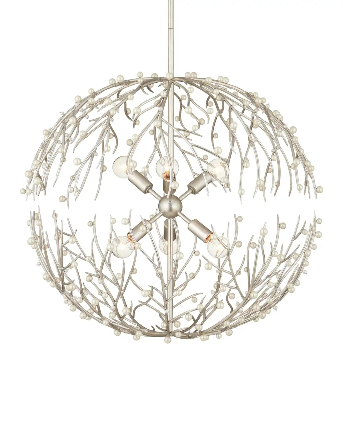 CURREY & COMPANY, SHINJU PEARL ORB CHANDELIER, CHANDELIER LIGHT