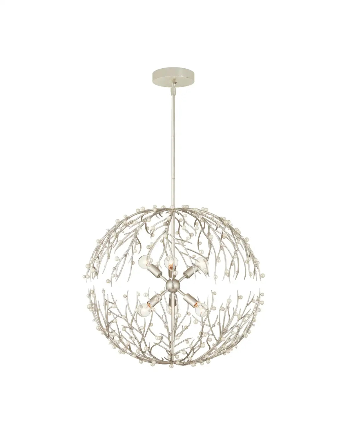 CURREY & COMPANY, SHINJU PEARL ORB CHANDELIER, CHANDELIER LIGHT