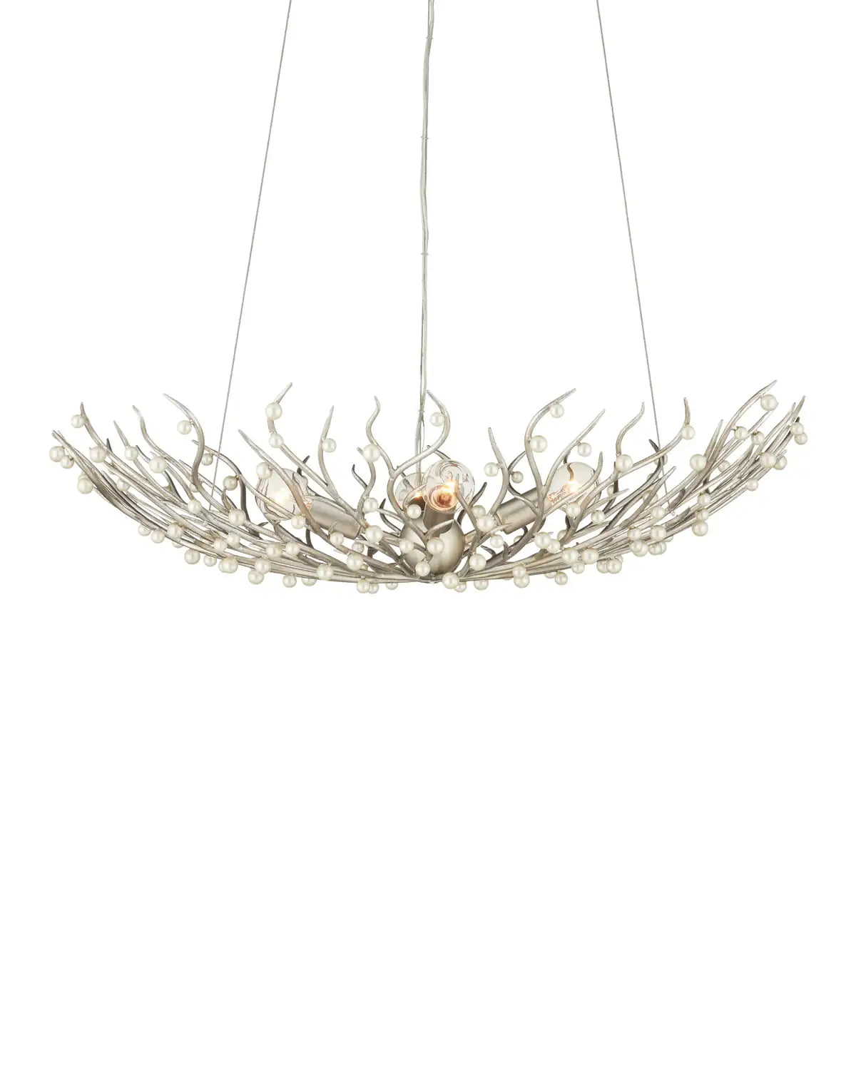 CURREY & COMPANY, SHINJU PEARL BOWL CHANDELIER, CHANDELIER LIGHT
