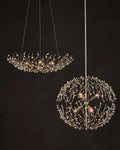 CURREY & COMPANY, SHINJU PEARL BOWL CHANDELIER, CHANDELIER LIGHT