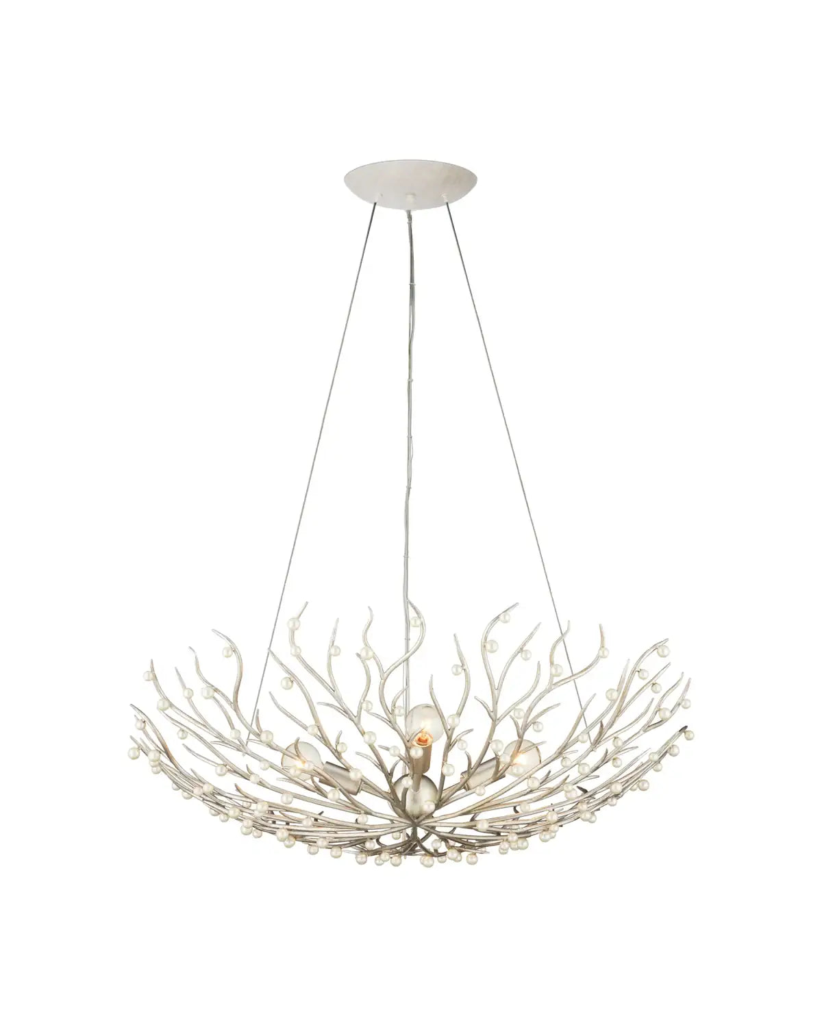 CURREY & COMPANY, SHINJU PEARL BOWL CHANDELIER, CHANDELIER LIGHT