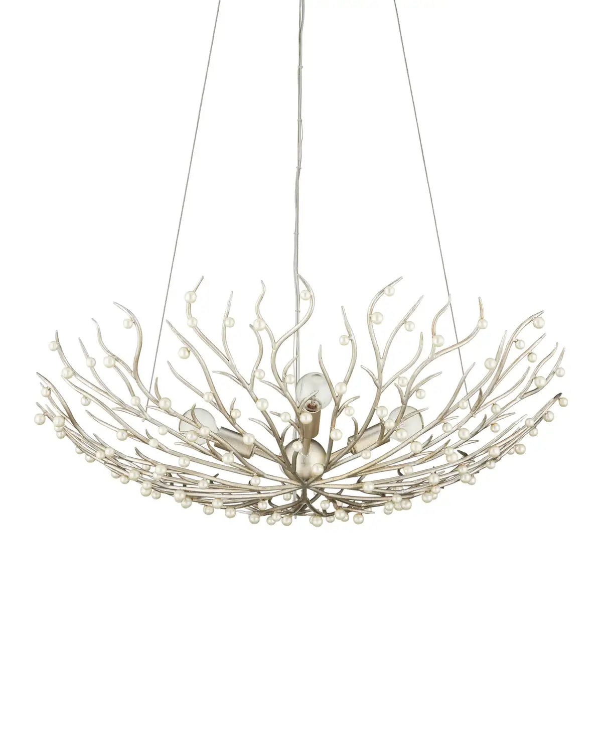 CURREY & COMPANY, SHINJU PEARL BOWL CHANDELIER, CHANDELIER LIGHT
