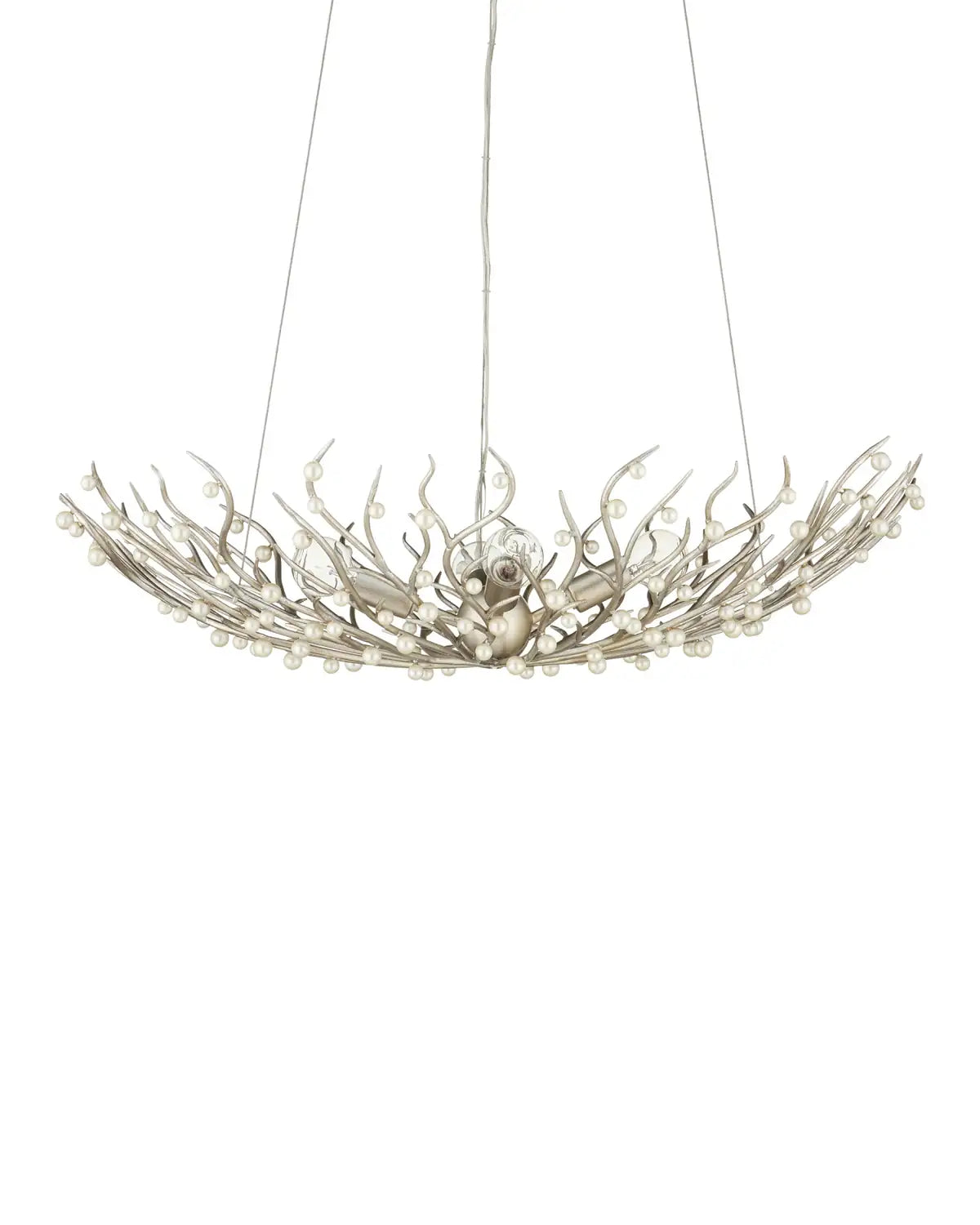 CURREY & COMPANY, SHINJU PEARL BOWL CHANDELIER, CHANDELIER LIGHT