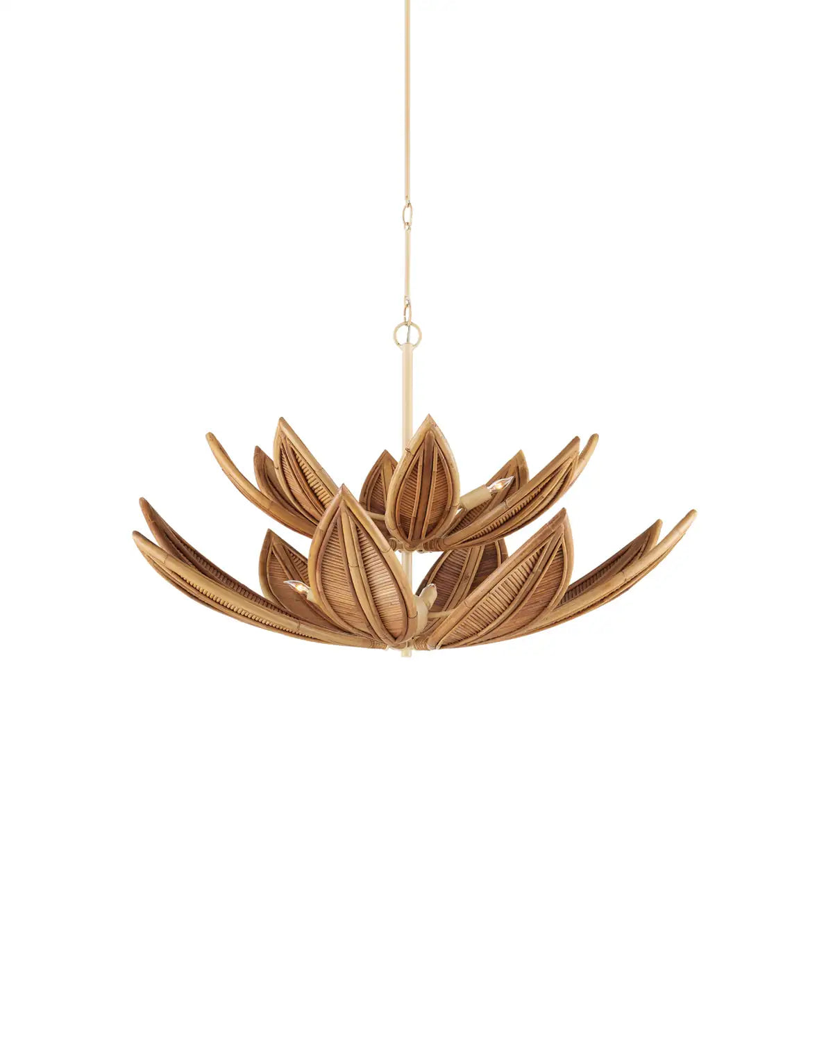 CURREY & COMPANY, CUBANA TWO-TIER CHANDELIER, CHANDELIER LIGHT