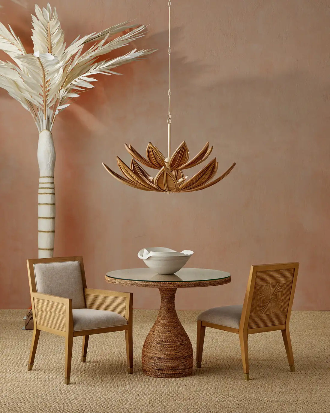 CURREY & COMPANY, CUBANA TWO-TIER CHANDELIER, CHANDELIER LIGHT
