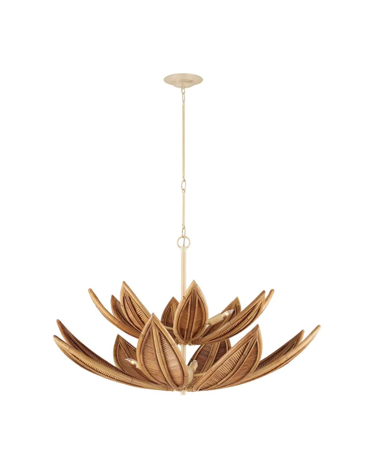 CURREY & COMPANY, CUBANA TWO-TIER CHANDELIER, CHANDELIER LIGHT