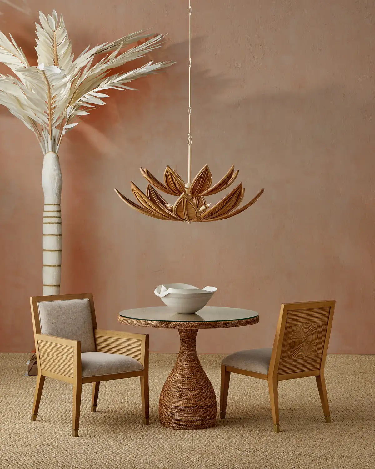 CURREY & COMPANY, CUBANA TWO-TIER CHANDELIER, CHANDELIER LIGHT