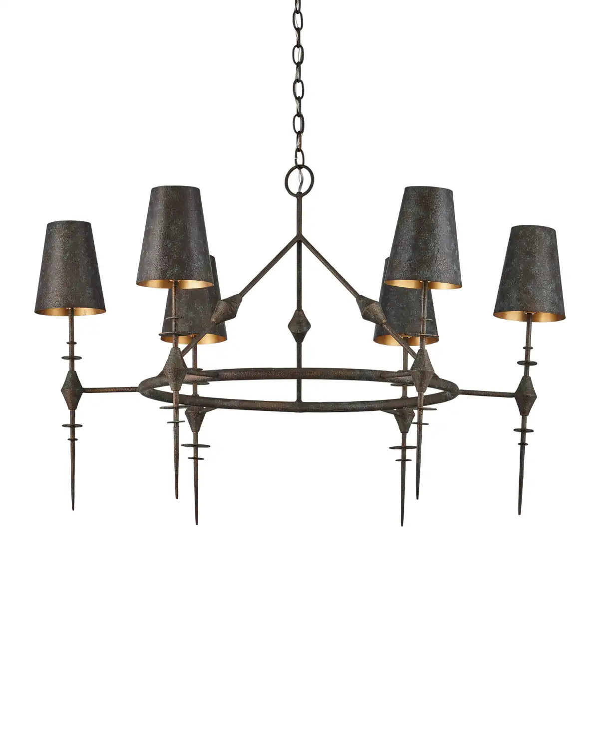 CURREY & COMPANY, ANSELM CHANDELIER, CHANDELIER LIGHT