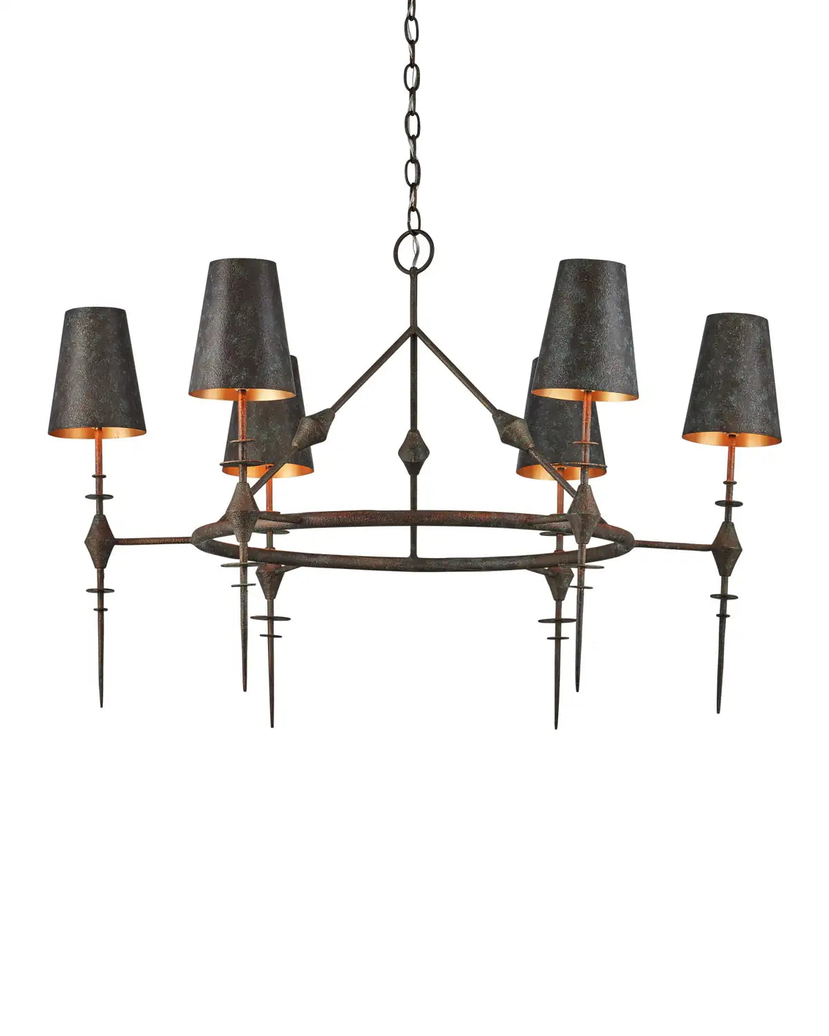 CURREY & COMPANY, ANSELM CHANDELIER, CHANDELIER LIGHT
