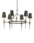 CURREY & COMPANY, ANSELM CHANDELIER, CHANDELIER LIGHT