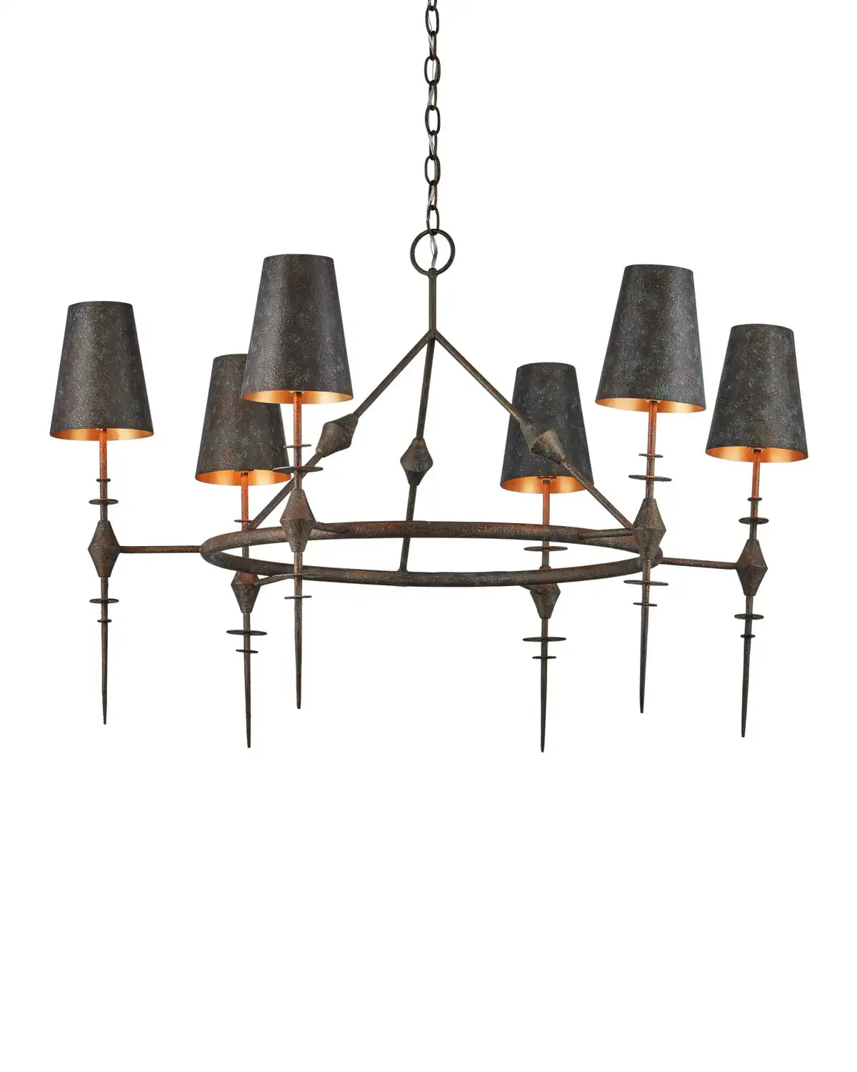 CURREY & COMPANY, ANSELM CHANDELIER, CHANDELIER LIGHT