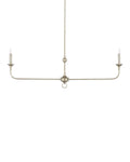 CURREY & COMPANY, NOTTAWAY LINEAR CHAMPAGNE CHANDELIER, CHANDELIER LIGHT