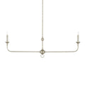 CURREY & COMPANY, NOTTAWAY LINEAR CHAMPAGNE CHANDELIER, CHANDELIER LIGHT