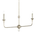 CURREY & COMPANY, NOTTAWAY LINEAR CHAMPAGNE CHANDELIER, CHANDELIER LIGHT