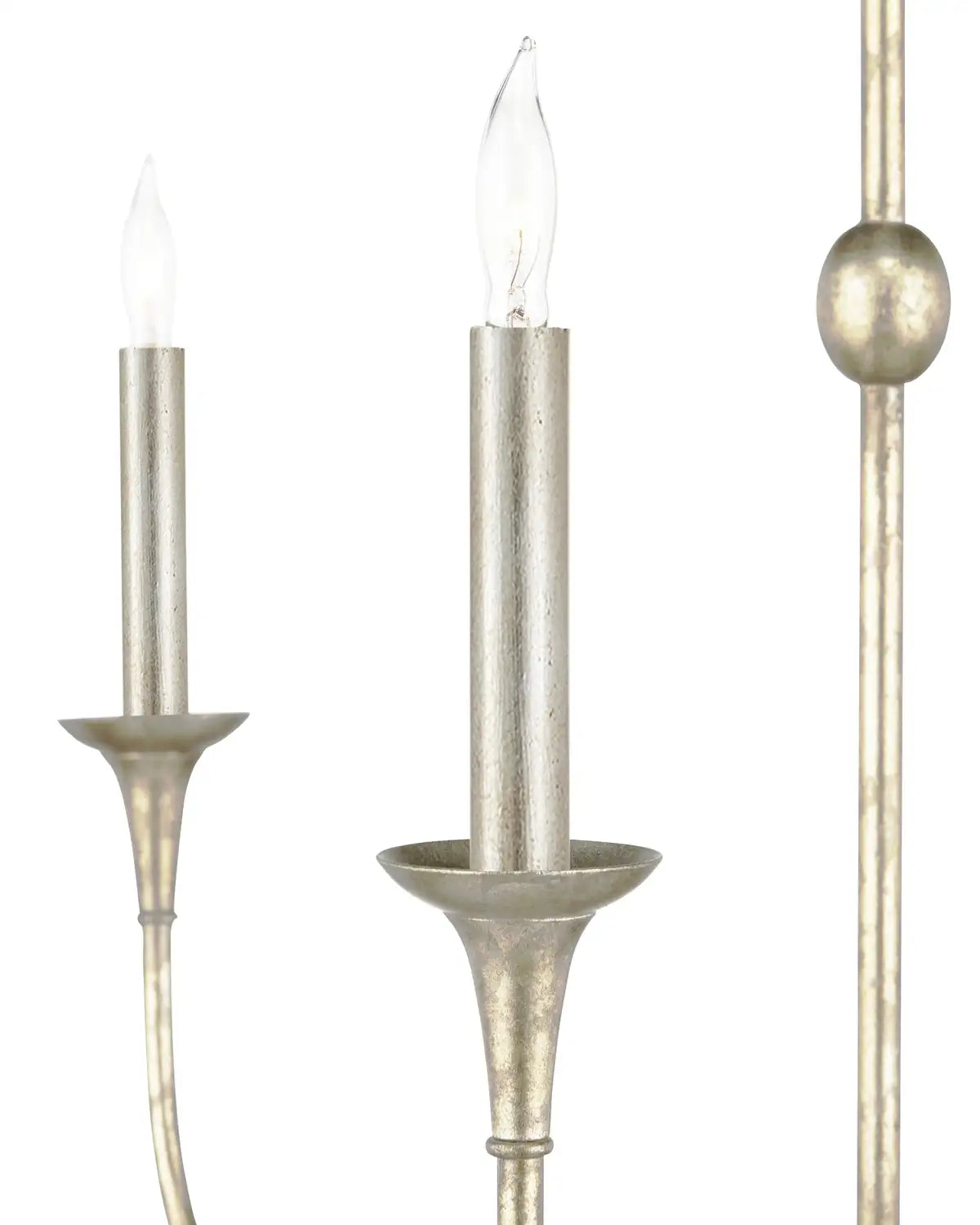 CURREY & COMPANY, NOTTAWAY TWO-TIER CHAMPAGNE CHANDELIER, CHANDELIER LIGHT