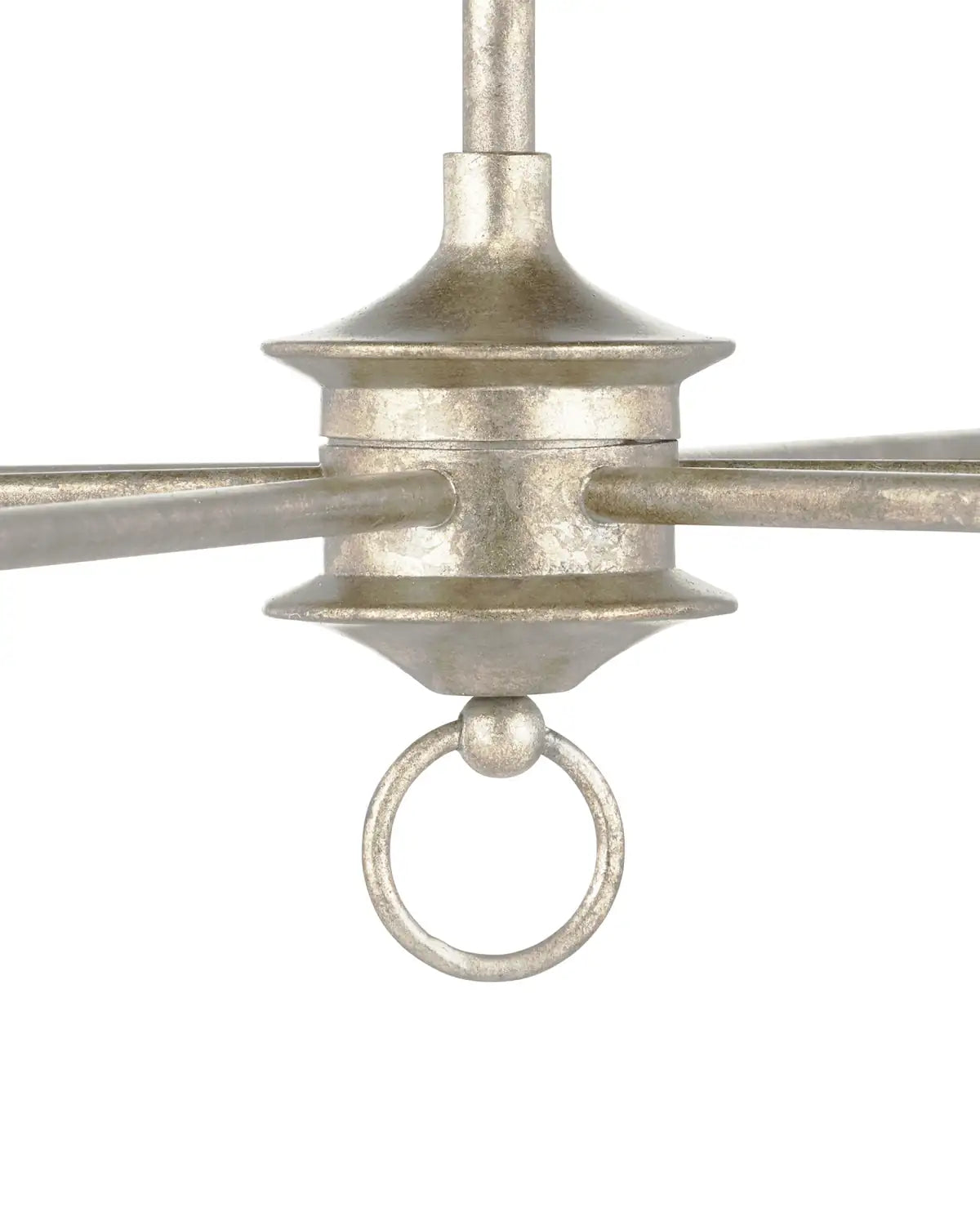 CURREY & COMPANY, NOTTAWAY TWO-TIER CHAMPAGNE CHANDELIER, CHANDELIER LIGHT