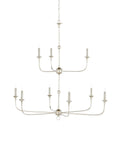 CURREY & COMPANY, NOTTAWAY TWO-TIER CHAMPAGNE CHANDELIER, CHANDELIER LIGHT