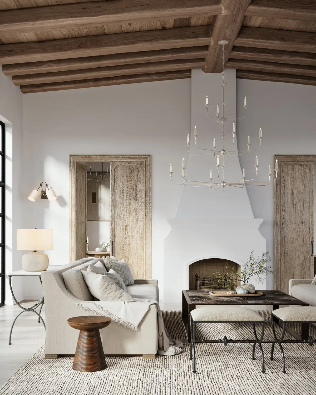 CURREY & COMPANY, NOTTAWAY GRANDE CHAMPAGNE CHANDELIER, CHANDELIER LIGHT