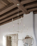 CURREY & COMPANY, NOTTAWAY GRANDE CHAMPAGNE CHANDELIER, CHANDELIER LIGHT