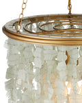 CURREY & COMPANY, VERRE DE MER CHANDELIER, CHANDELIER LIGHT