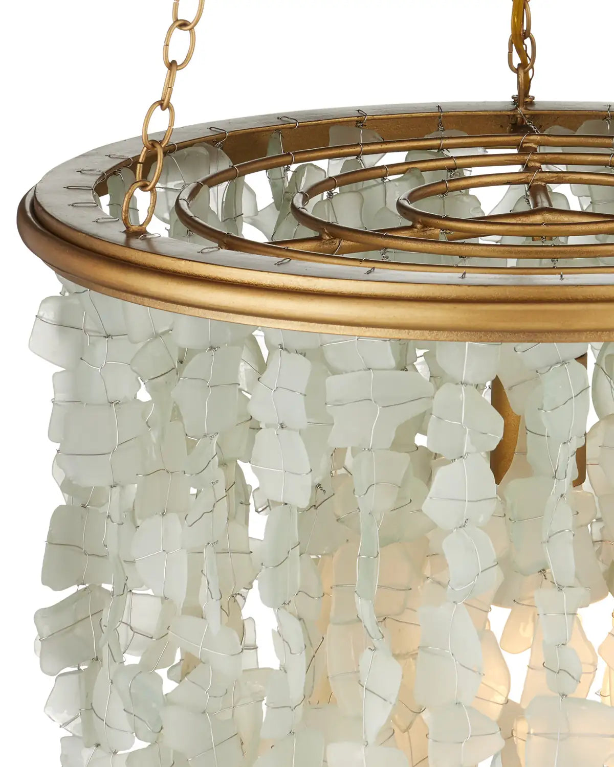 CURREY & COMPANY, VERRE DE MER CHANDELIER, CHANDELIER LIGHT