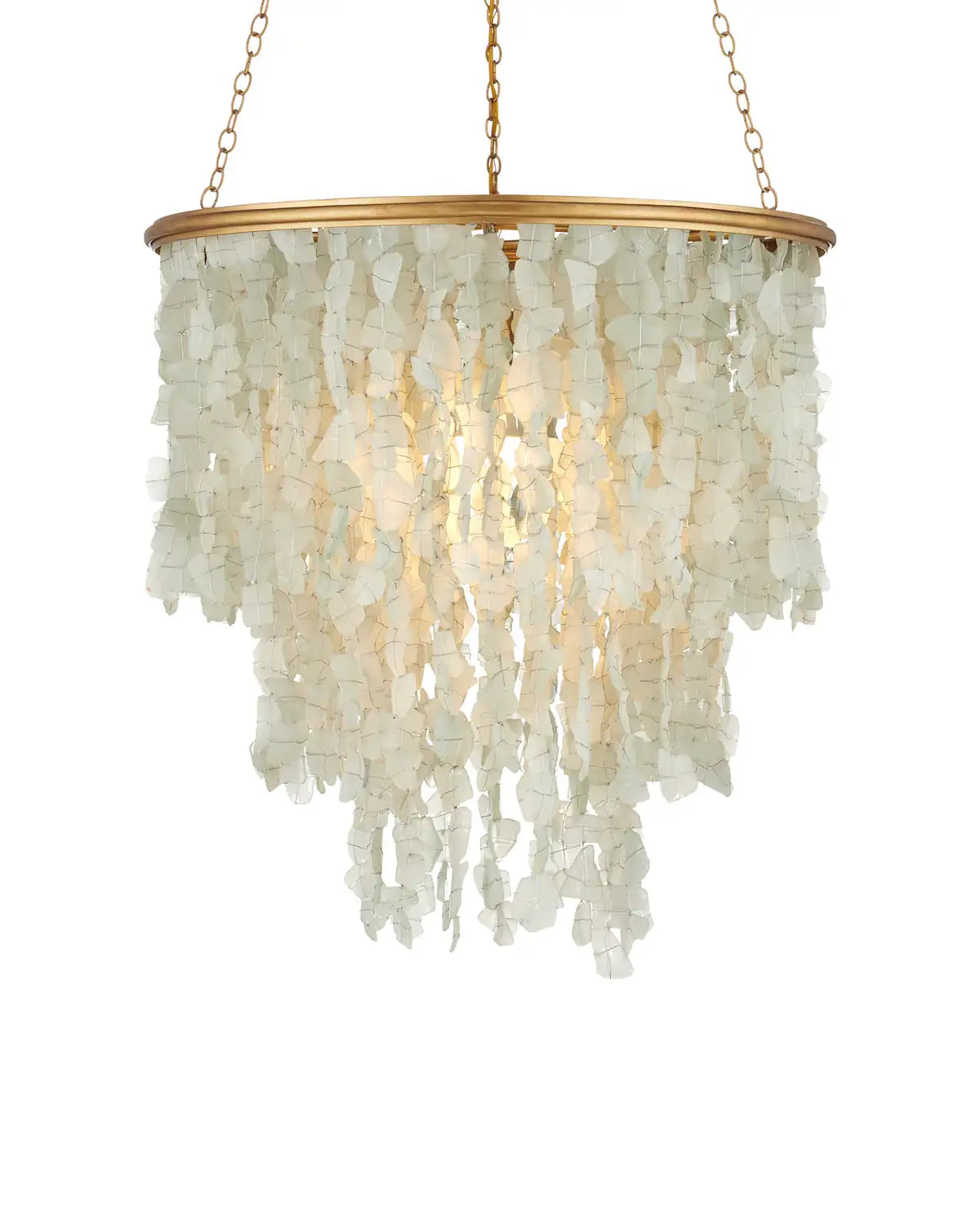 CURREY & COMPANY, VERRE DE MER CHANDELIER, CHANDELIER LIGHT