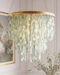 CURREY & COMPANY, VERRE DE MER CHANDELIER, CHANDELIER LIGHT