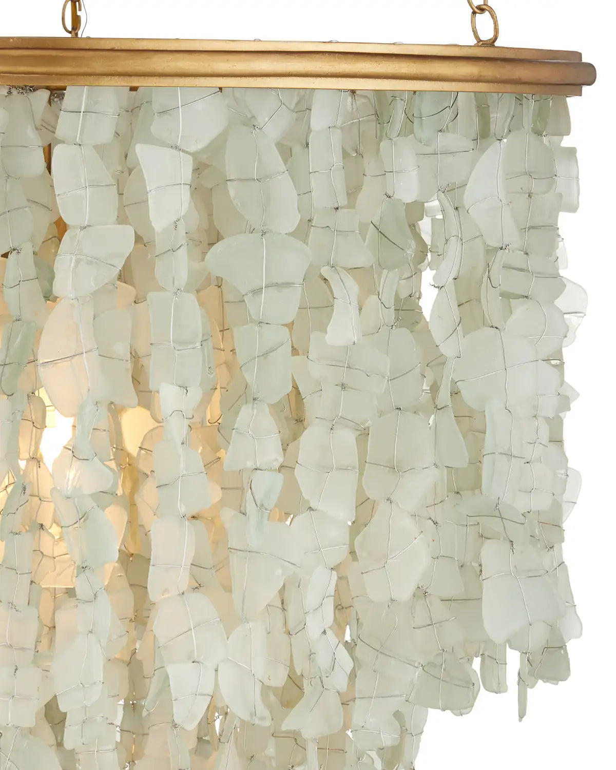 CURREY & COMPANY, VERRE DE MER CHANDELIER, CHANDELIER LIGHT