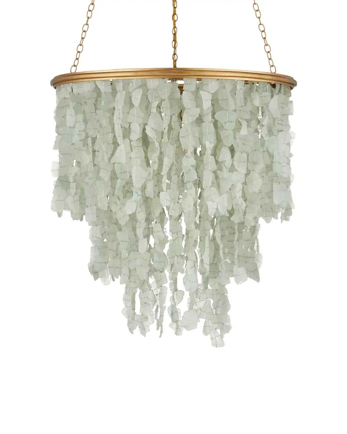 CURREY & COMPANY, VERRE DE MER CHANDELIER, CHANDELIER LIGHT