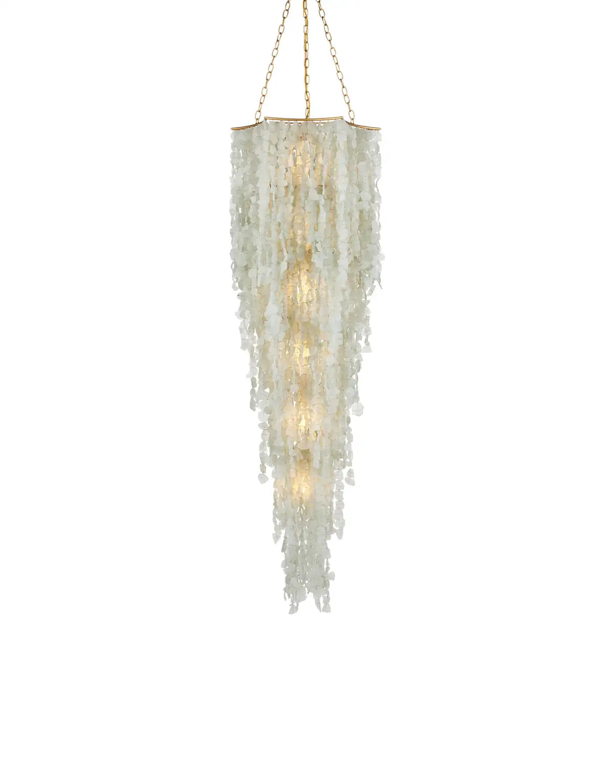 CURREY & COMPANY, VERRE DE MER CHANDELIER, CHANDELIER LIGHT