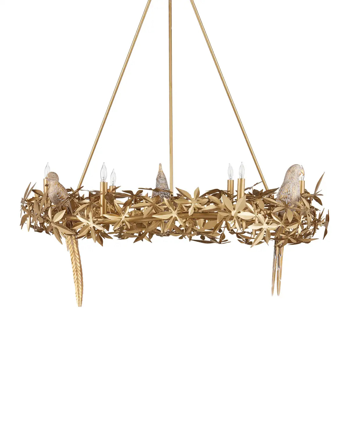 CURREY & COMPANY, AVIARY RING CHANDELIER, CHANDELIER LIGHT