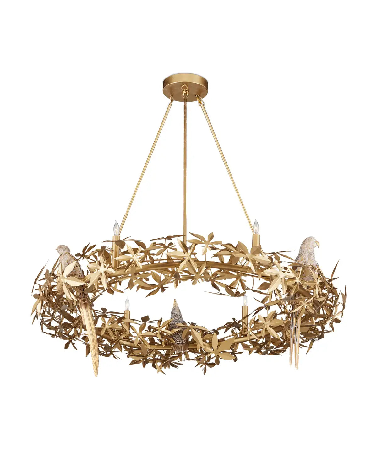 CURREY & COMPANY, AVIARY RING CHANDELIER, CHANDELIER LIGHT