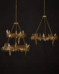 CURREY & COMPANY, AVIARY TWO-TIER CHANDELIER, CHANDELIER LIGHT