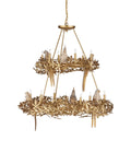 CURREY & COMPANY, AVIARY TWO-TIER CHANDELIER, CHANDELIER LIGHT