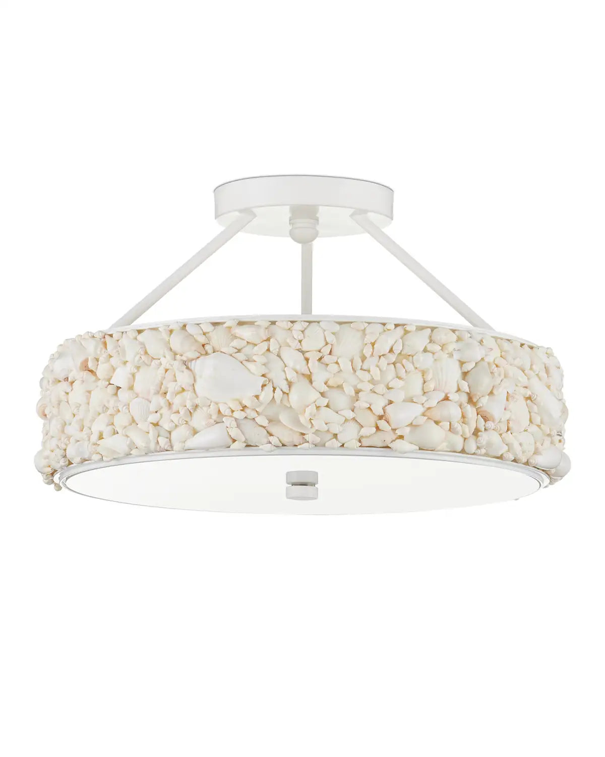 CURREY & COMPANY, TURBINELLA SEMI-FLUSH MOUNT, SEMI FLUSH MOUNT LIGHT